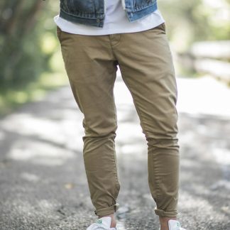 Haylee Men's Straight Fit Chino Pants — Cotton Twill